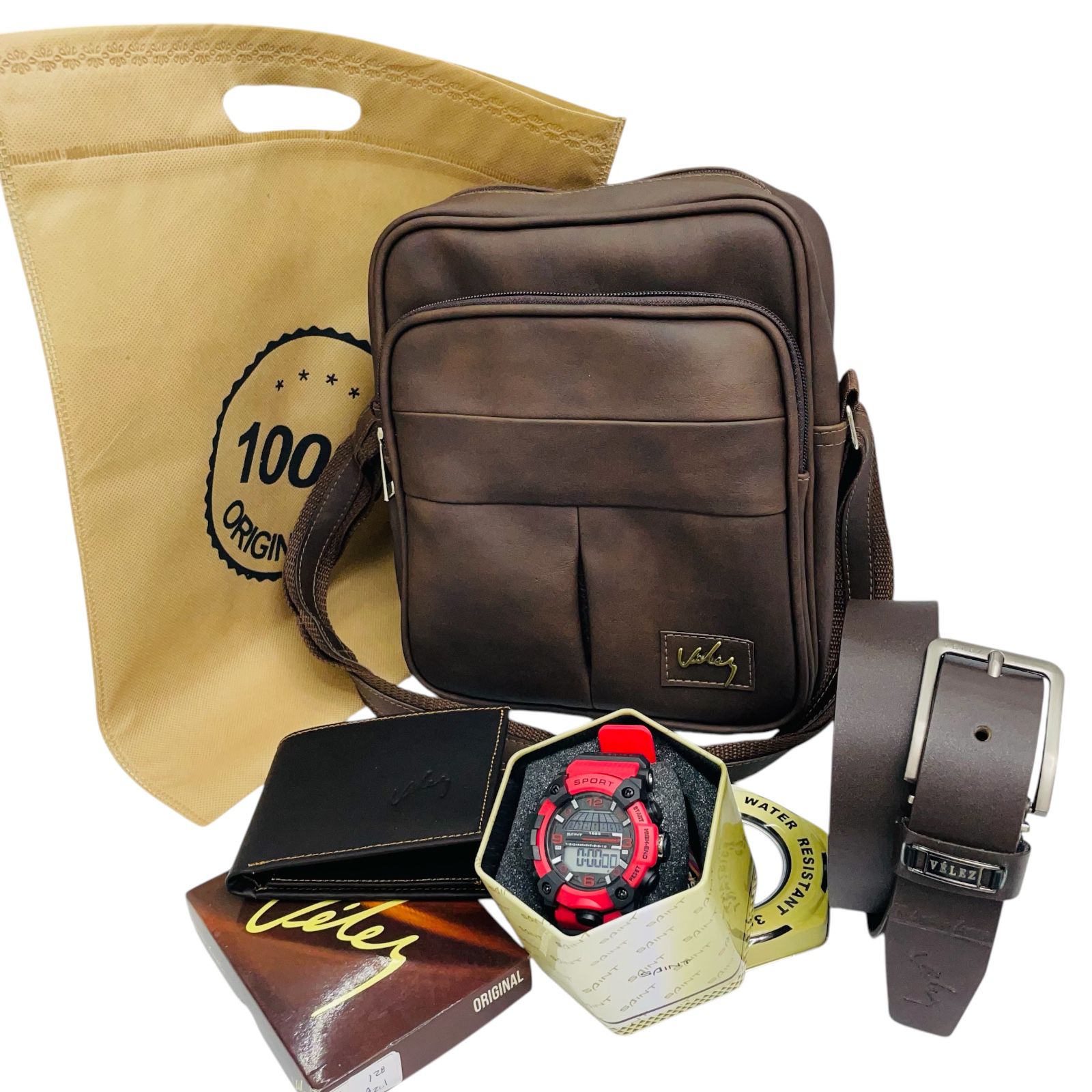 COMBO LARRY + RELOJ DEPORTIVO CABALLERO